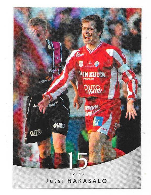 2004 Finnish Cardset Football card #180 Jussi Hakasalo , TP-47 Tornio