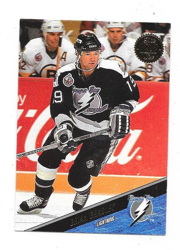 1993-94 LEAF Ice Hockey card #209 Brian Bradley , Tampa Bay Lightning