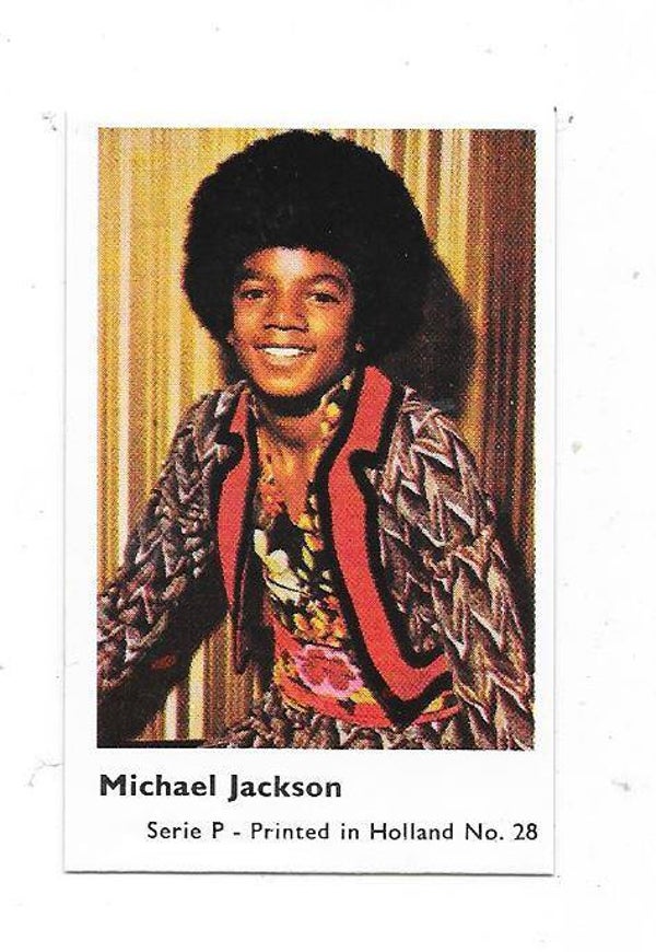 1973 Dutch Gum Serie P  #28 Michael Jackson