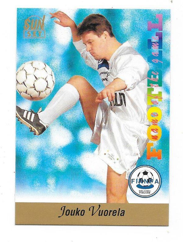 1994 Finnish Sunset Football Card #262 Jouko Vuorela , FinnPa