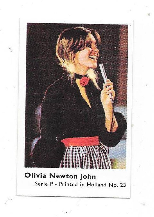 1973 Dutch Gum Serie P  #23 Olivia Newton John
