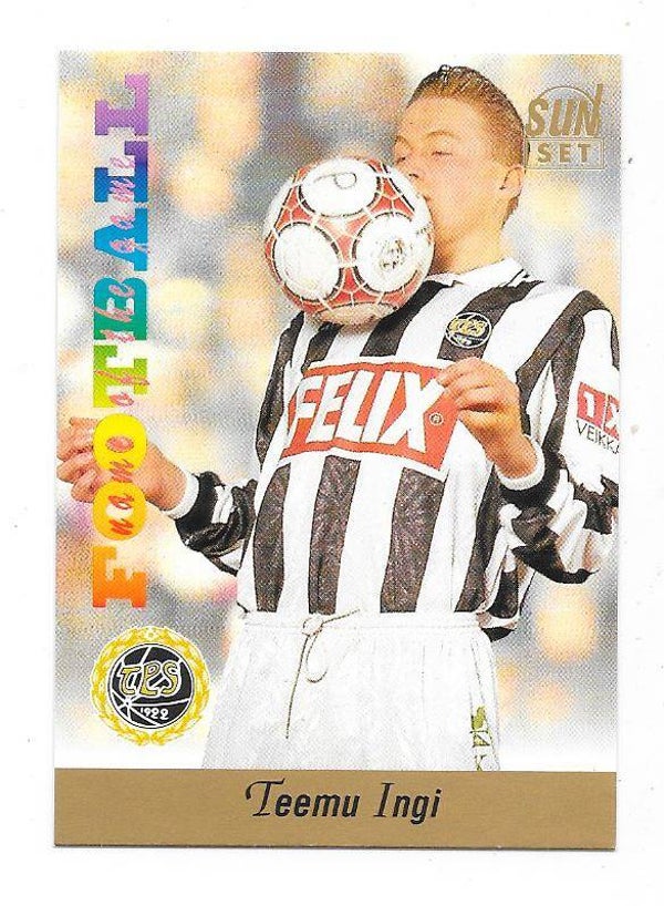 1994 Finnish Sunset Football card #25 Teemu Ingi , TPS