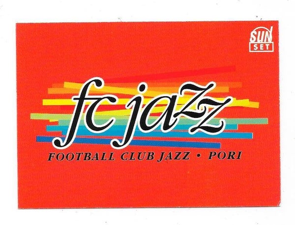1994 Finnish Sunset Football card #124 Team Logo , FC Jazz , Pori