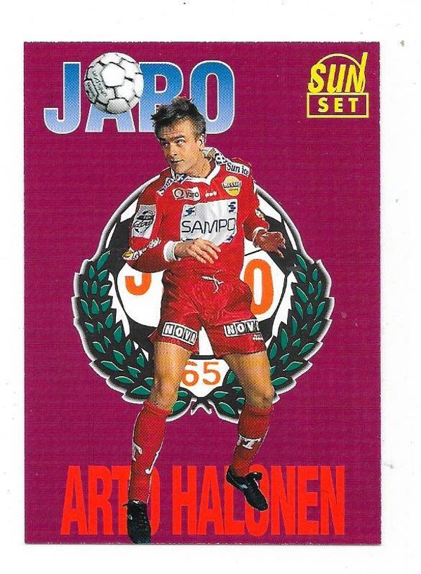 1994 Finnish Sunset Football card #120 Arto Halonen , Jaro FF Pietarsaari