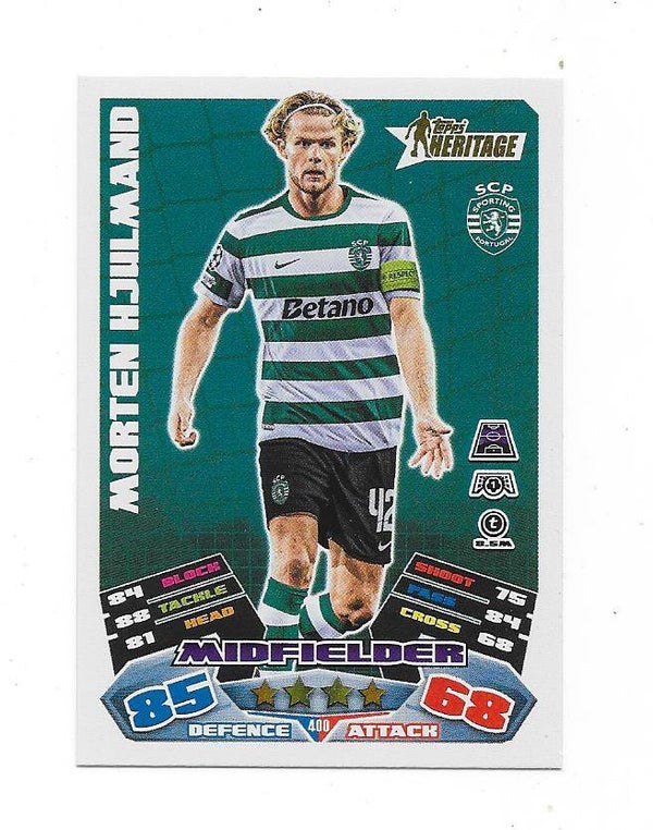 2025-26 Topps Match Attax Champions League  HERITAGE #400 Morten Hjumand , Sporting CP , Portugal