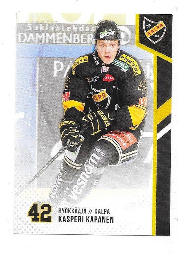 2014-15 Finnish Cardset #70 Kasperi Kapanen  Kalpa , Edmonton Oilers