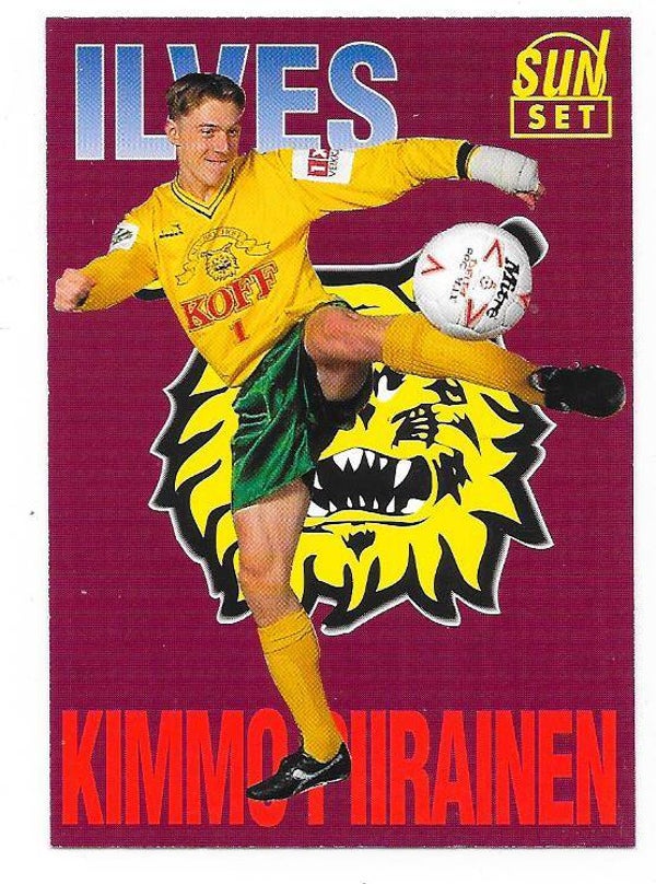 1994 Finnish Sunset Football card #90 Kimmo Piirainen , Ilves Tampere
