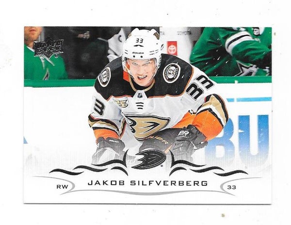 2018-19 Upper Deck #252 Jakob Silfverberg , Anaheim Ducks