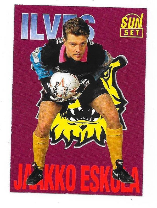 1994 Finnish Sunset Football card #97 Jaakko Eskola , Ilves Tampere