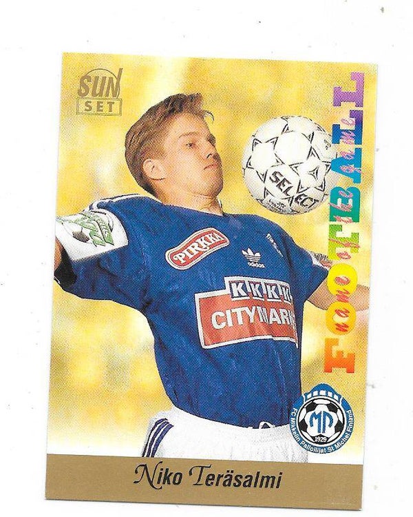 1994 Finnish Sunset Football card #229 Niko Teräsalmi , MP Mikkeli
