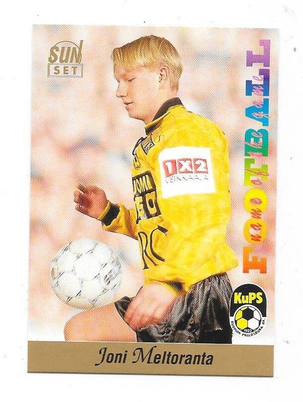1994 Finnish Sunset Football card #66 Joni Meltoranta , KuPS Kuopio