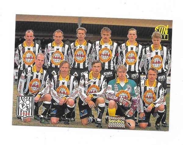 1995 Finnish Sunset Football card #151 Joukkuekuva , VPS Vaasa