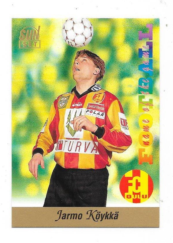 1994 Finnish Sunset Football card #142 Jarmo Köykkä , FC Oulu