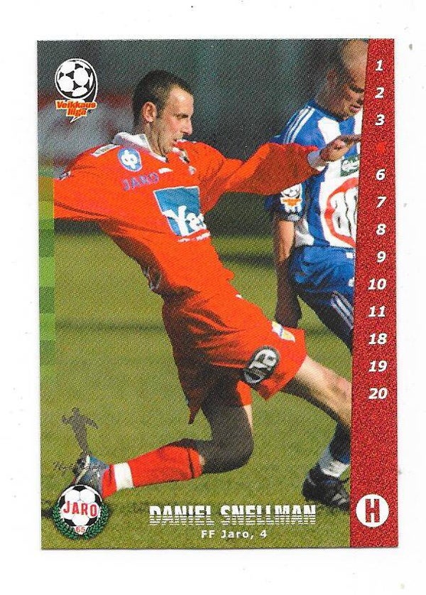 2002 Finnish Cardset Football #82 Daniel Snellman , Jaro FF