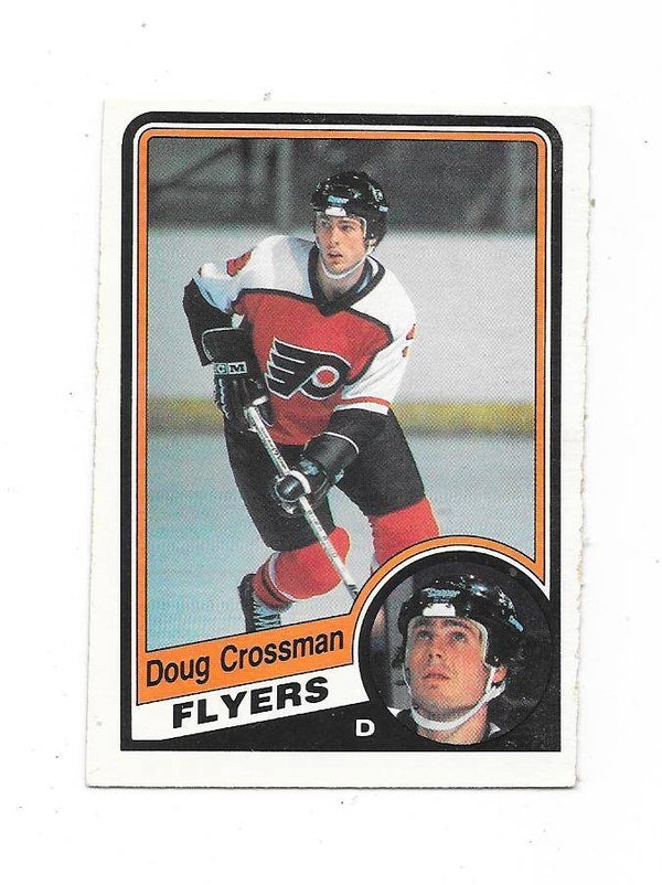 1984-85 OPC #157 Doug Crossman , Philadelphia Flyers