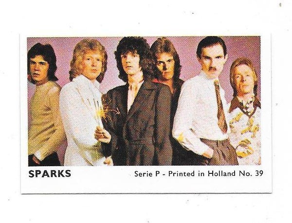 1974 Dutch Gum Serie P  #39 SPARKS
