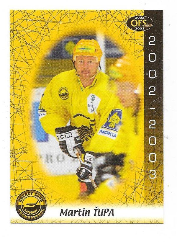 2002-03 Czech OFS #210 Martin Ťupa , HC Litvinov
