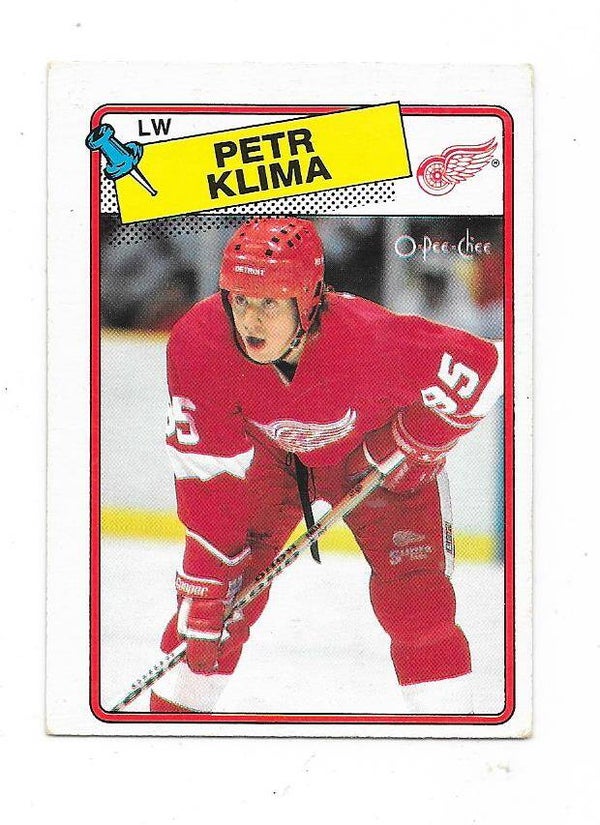 1988-89 OPC #28 Petr Klima , Detroit Red Wings