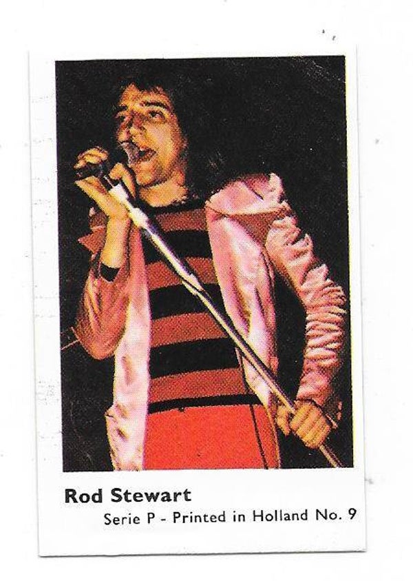 1973 Dutch Gum Serie P  #9 Rod Stewart