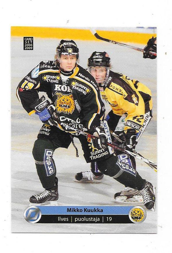 2008-09 Finnish CardSet #29 Mikko Kuukka , Ilves & Red Deer Rebels