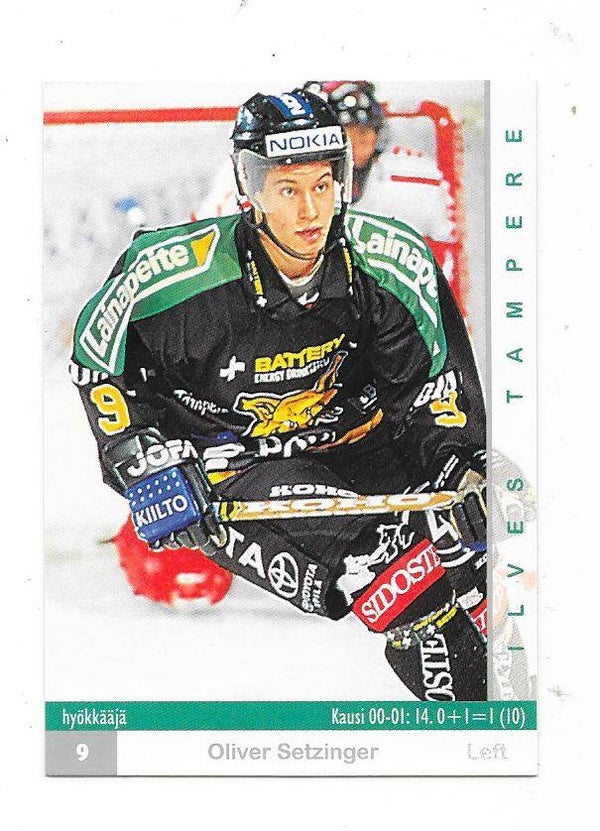 2001-02 Finnish Cardset #41 Oliver Setzinger  Ilves , Graz99ers