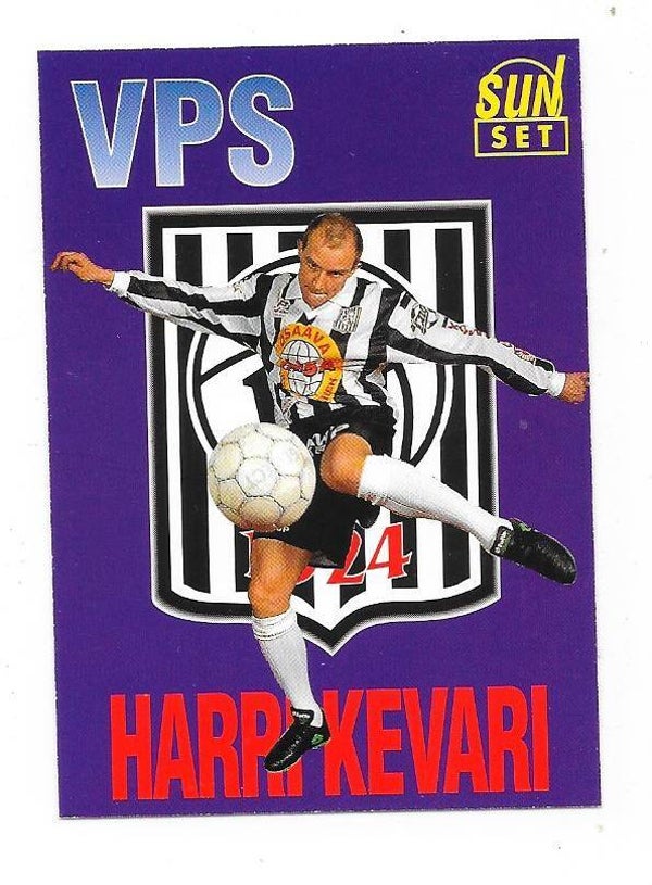 1994 Finnish Sunset Football card #114 Harri Kevari , VPS Vaasa