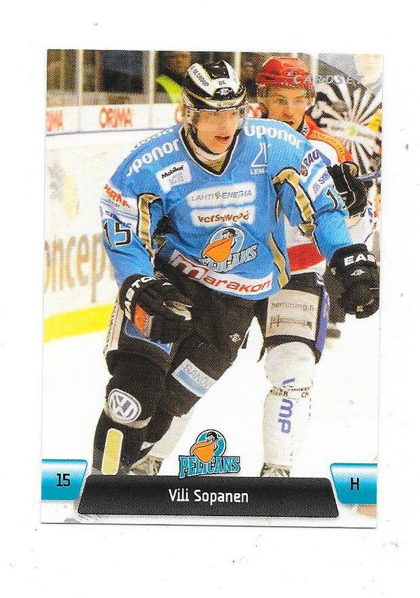 2011-12 Finnish Cardset #175 Vili Sopanen , Pelicans