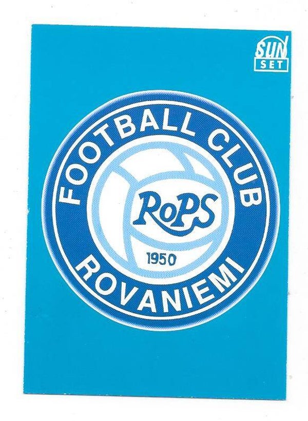 1994 Finnish Sunset Football card #99 Team Logo ,  RoPS Rovaniemi