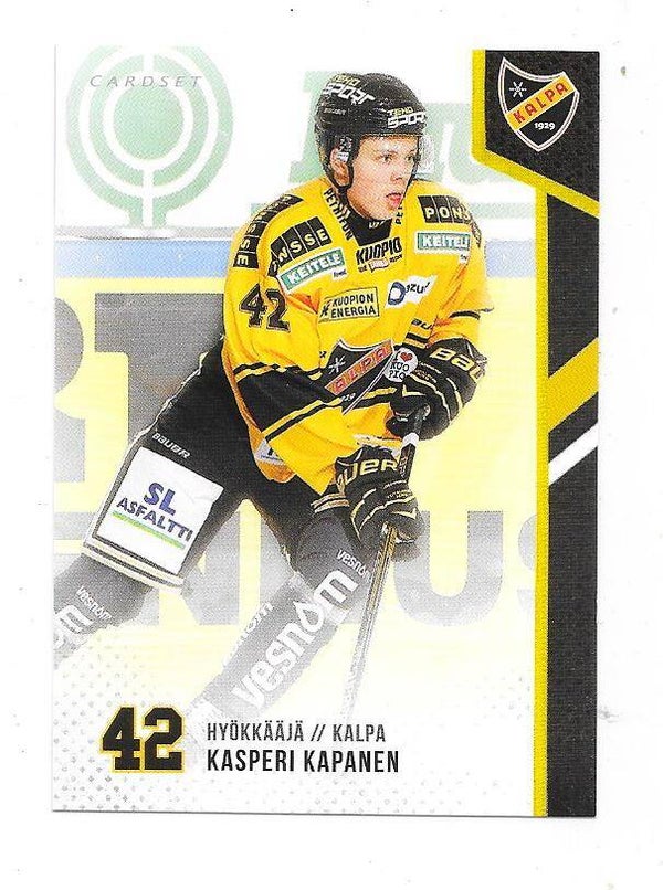 2014-15 Finnish Cardset #231 Kasperi Kapanen  Kalpa , Edmonton Oilers