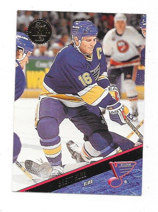 1993-94 LEAF Ice Hockey card #255 Brett Hull , St Louis Blues
