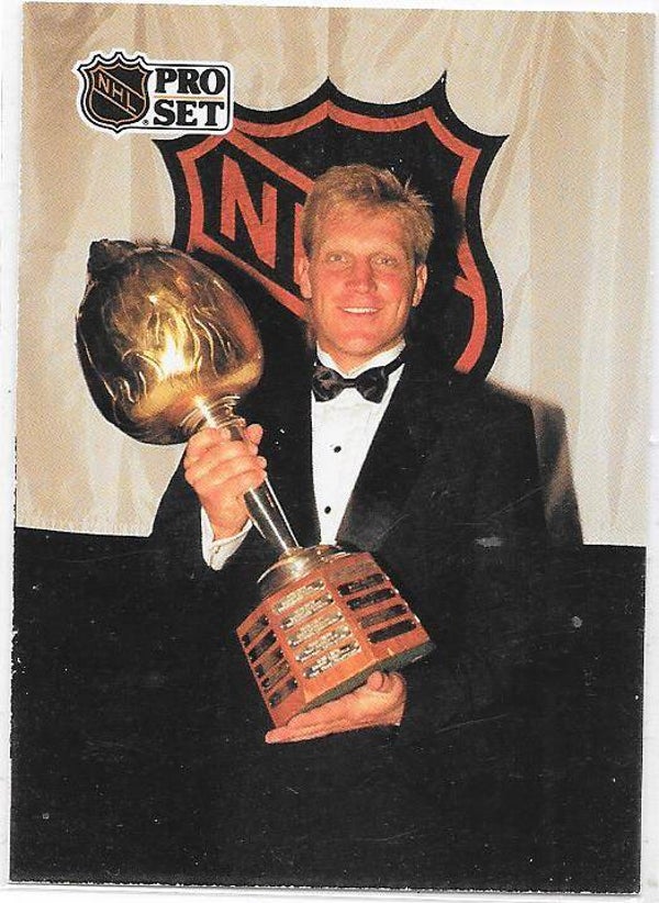 1991-92 ProSet #320 Brett Hull , St Louis Blues