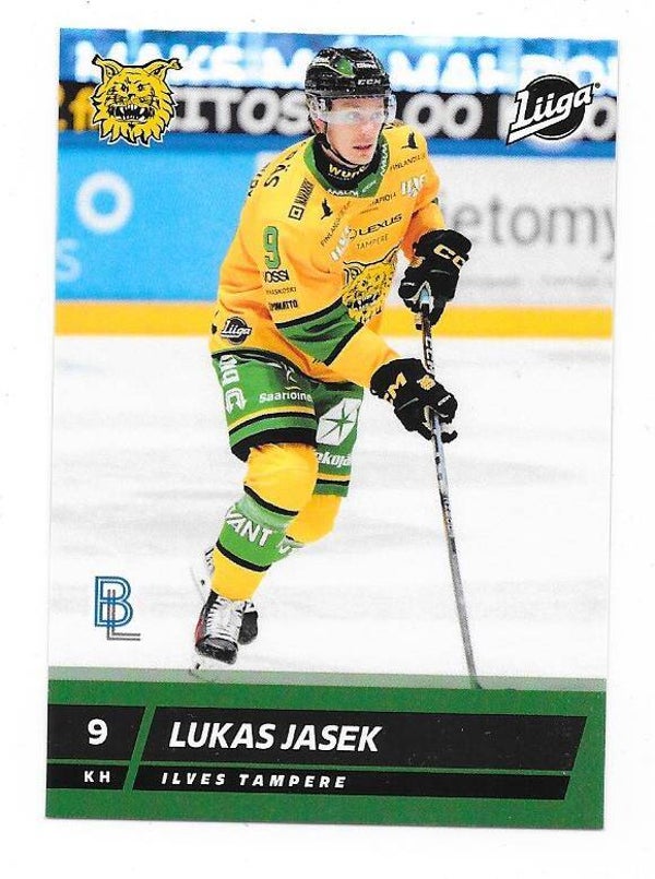 2025-26 Finnish Blueline #221 Lukas Jasek Ilves , HC Oceláři Třinec