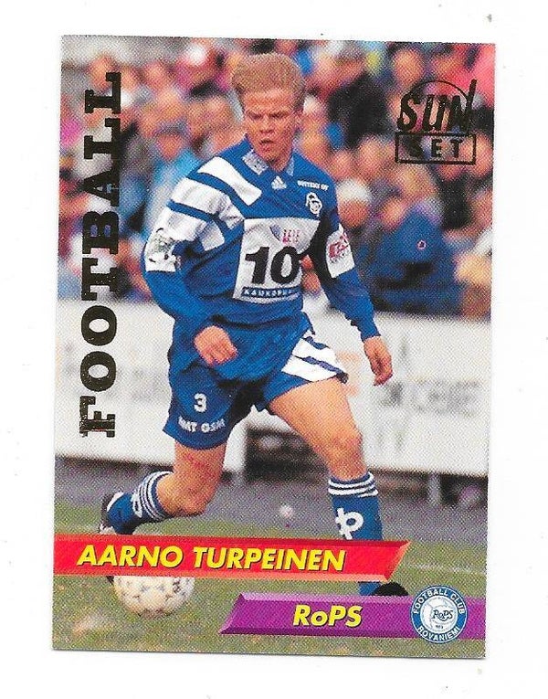 1994 Finnish Sunset Football GOLD edt #82 Aarno Turpeinen , RoPS Rovaniemi
