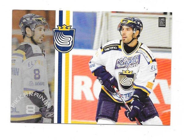 2007-08 Finnish CardSet #172 Kimmo Pikkarainen , Espoo Blues