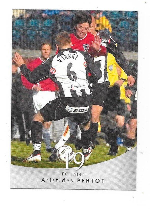2004 Finnish Cardset Football Card #64 Arístides Pertot , FC Inter Turku , Deportivo Español
