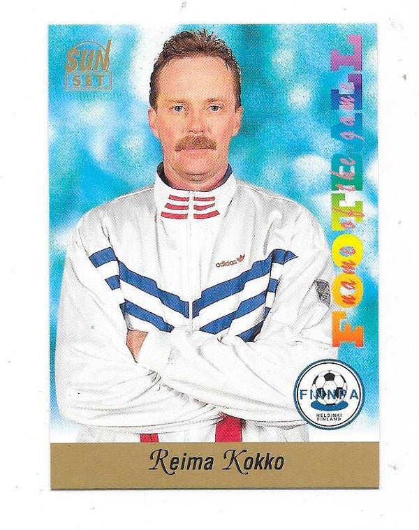 1994 Finnish Sunset Football card #259 Reima Kokko , FinnPa