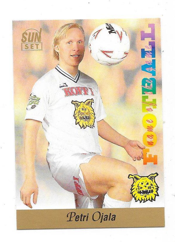 1994 Finnish Sunset Football card #19 Petri Ojala , Ilves