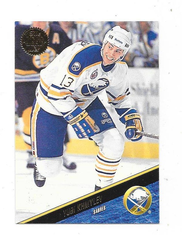 1993-94 LEAF Ice Hockey card #211 Yuri Khmylev , Buffalo Sabres