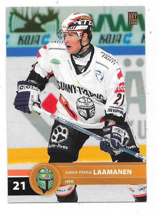 2005-06 Finnish CardSet #204 Jukka-Pekka Laamanen , HPK