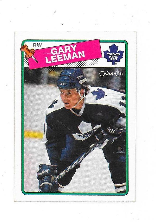 1988-89 OPC #11 Gary Leeman , Toronto Maple Leafs