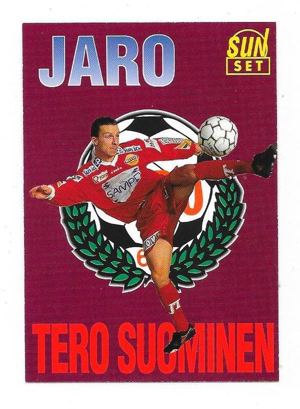 1994 Finnish Sunset Football card #117 Tero Suominen , Jaro FF Pietarsaari