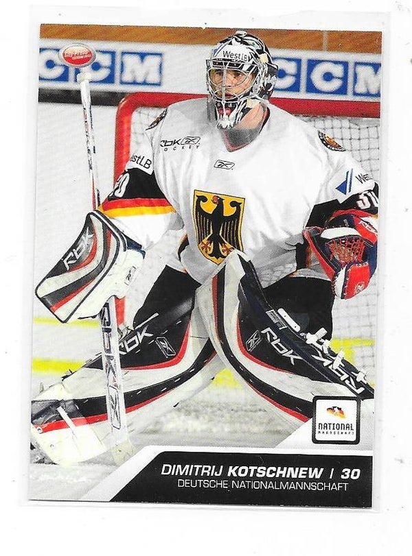 2009 DEL CityPress Ice hockey card #48 Dimitrij Kotschnew , Deuthcland , Spartak Moscow