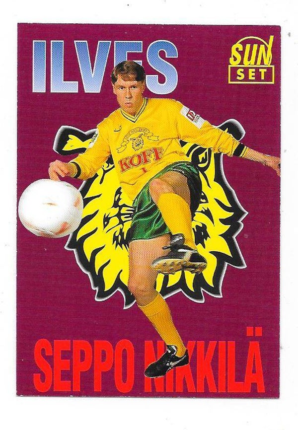 1994 Finnish Sunset Football card #98 Seppo Nikkilä , Ilves Tampere