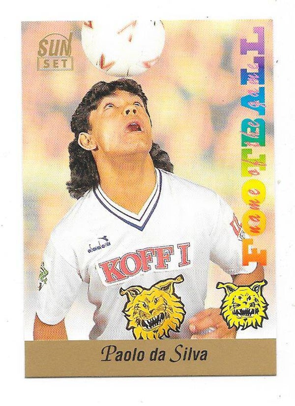 1994 Finnish Sunset Football Card #16 Paulo Da Silva , Ilves , Brasil