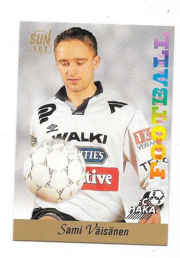 1994 Finnish Sunset Football card #49 Sami Väisänen , FC Haka