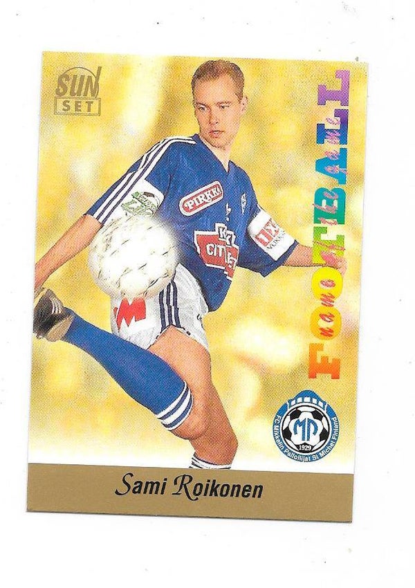 1994 Finnish Sunset Football card #234 Sami Roikonen , MP Mikkeli