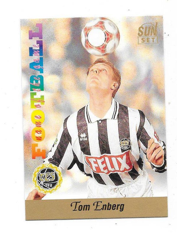 1994 Finnish Sunset Football card #33 Tom Enberg , TPS