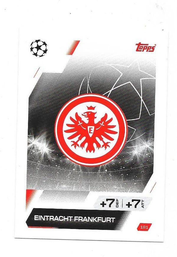 2025-26 Topps Match Attax Champions League #181 LOGO card , Frankfurt Eintracht , Germany