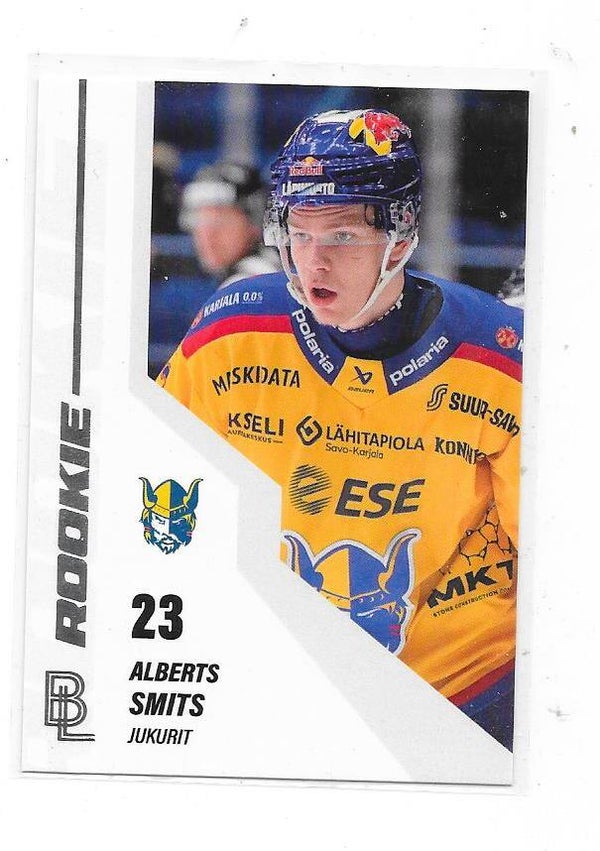 2025-26 Finnish Blueline Rookies Silver Edt. #RC-04 Alberts Smits Jukurit , Latvia