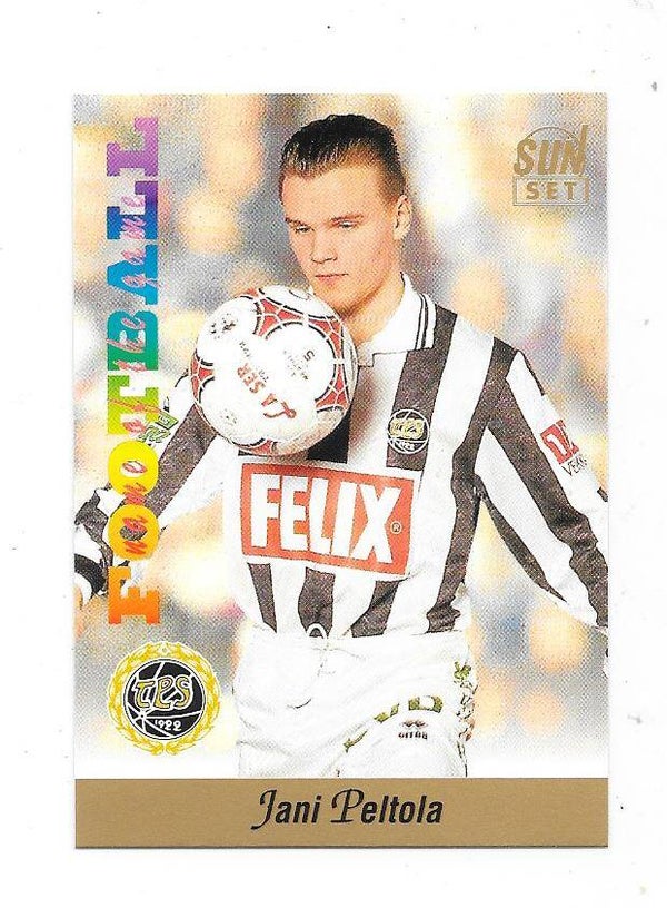 1994 Finnish Sunset Football card #29 Jani Peltola , TPS